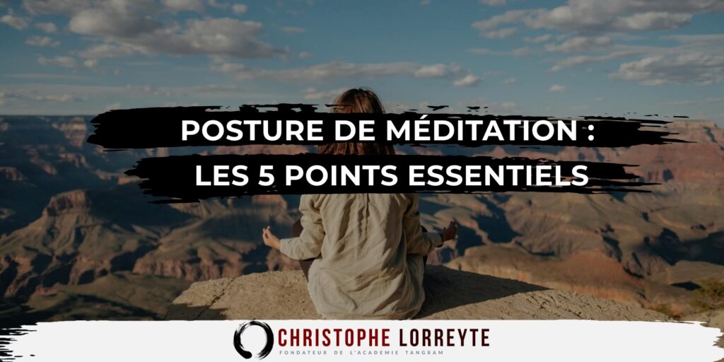 Couverture Posture de meditation les 5 points essentiels